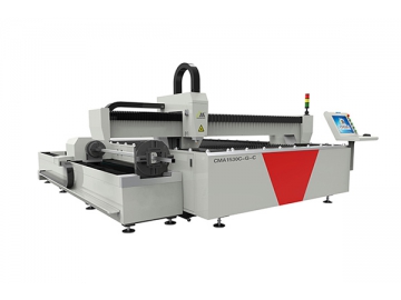 3000×1500mm Plate and Tube Fiber Laser Cutter, CMA 1530C-G-C Laser Cutting System