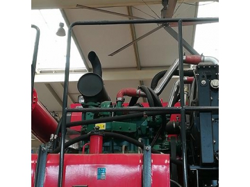 Combine Harvester with Maize Sheller