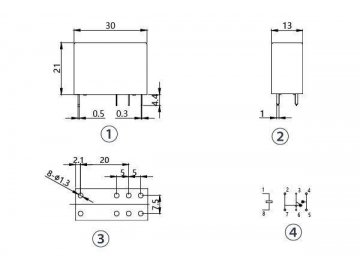 NNC69B-1Z Sealed Mini Electromagnetic Relay