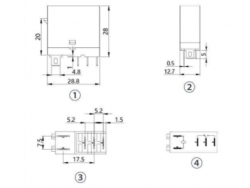 NNC69K-1Z Mini Electromagnetic Relay