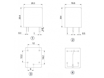 NNC66F Miniature Electromagnetic Relay