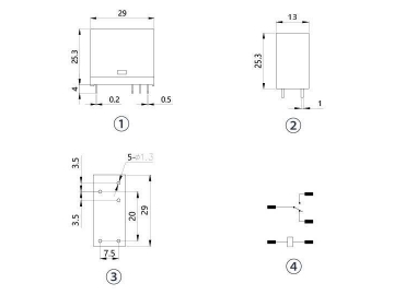 NNC69A-1Z Miniature Electromagnetic Relay