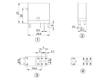 NNC69KTL-2Z Mini Electromagnetic Relay