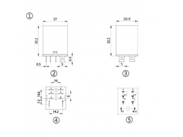 NNC68A-2Z Electromagnetic Relay (JQX-13F-2Z Relay Switch)