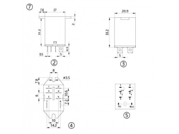 NNC68A-2Z Electromagnetic Relay (JQX-13F-2Z Relay Switch)