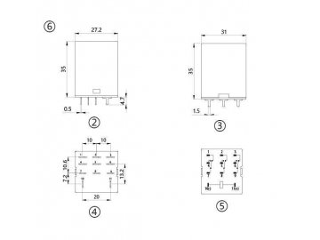 NNC68A-3Z Electromagnetic Relay (JQX-13F-3Z Relay Switch)