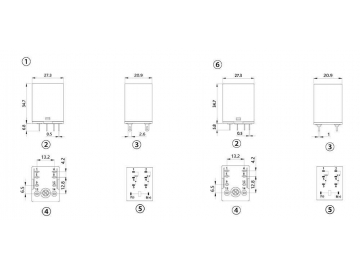 NNC68B Electromagnetic Relay (HH52P, HH53P, HH54P Relay Switch)