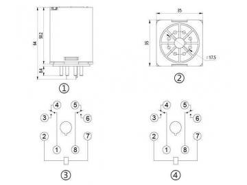 NNC70-2Z Electromagnetic Power Relay (MK2P)