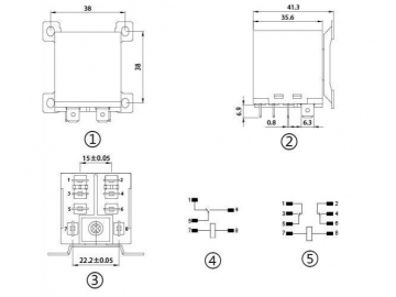 NNC71A1 Electromagnetic Power Relay (JQX-12F)