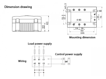 NNG3-0/032F-06 DC-DC 100A Single Phase Solid State Relay