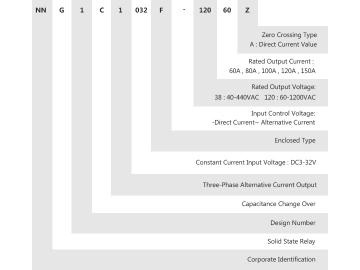 NNG1C-1/032F-120 DC-AC 60A-150A Single Phase Solid State Relay