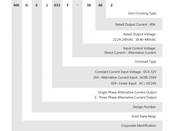 CAG6-1/032F-38 DC-AC 40A Single Phase Solid State Relay