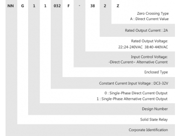 NNG1-1/032F-38 DC-AC 1A Single Phase Solid State Relay