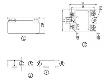 NNT1-L/38 10A-80A Solid State Voltage Regulator