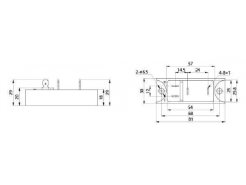 MDQ 30A-100A Single Phase Diode Module