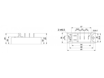 MDS 30A-100A Three Phase Diode Module