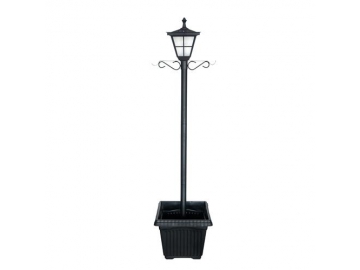 Outdoor Landscaping Cast Aluminum Planter LED Post Mount Light, ST4214SSP4-A LED Light