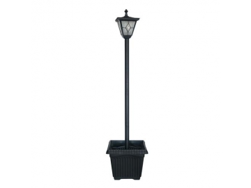 Cast Aluminum Post Planter Solar Powered LED Light, ST4220SSHP LED Light