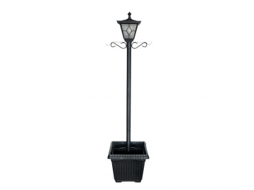 Solar Powered Lighting Cast Aluminum Post Planter LED Light, ST4220SSP4-A LED Light