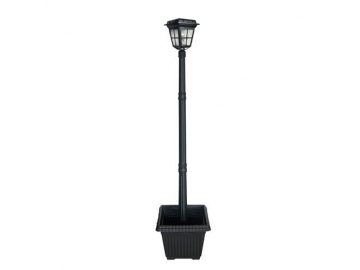 Solar Powered Cast Aluminum Planter LED Post Mount Light, ST4310HP LED Light