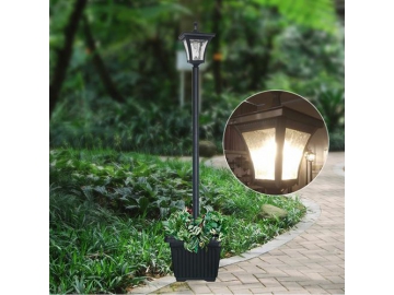 Solar Powered Cast Aluminum Post Mount LED Light, ST4301HP LED Light