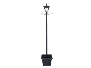 Cast Aluminum Post Planter Solar Powered LED Light, ST4212SSP4-A LED Light