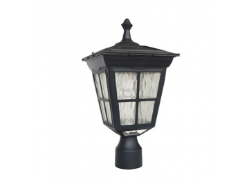 Cast Aluminum Post Mount Outdoor Solar LED Light, ST4311AQ-A LED Light