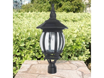 Cast Aluminum Pier Mount Solar LED Light, ST6220Q-A LED Light