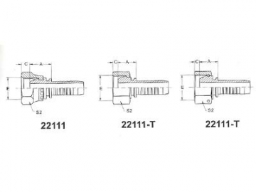 22111(W)(T) BSP Female Multi Seal Fittings