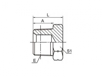 4T-SP BSPT Male Hose Plug