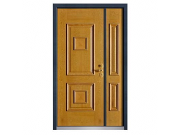 Villa Entrance Fire Rated Aluminum Clad Door