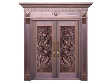 Commercial Copper Exterior Door