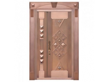 Residential Copper Front Door