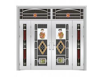 Residential Stainless Steel Entry Door