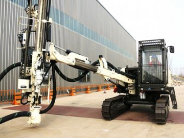 Surface Drill Rig, ST120 Drilling Equipment  (Surface Top Hammer Drilling Rig with Cabin, Telescopic Boom)