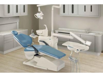 HY-803 Dental Unit  (integrated dental chair, constant temperature water lines, LED light)