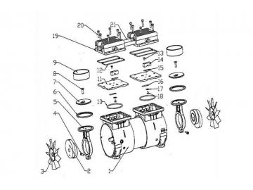 4FW-60 Quiet Dental Air Compressor