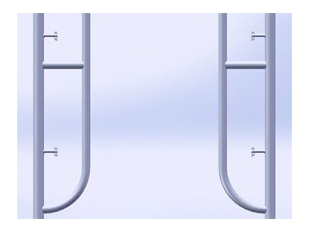 Scaffolding Walk Thru Frame - Flip Lock