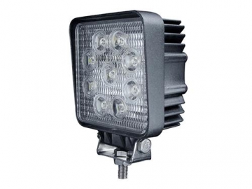 27W 4 Inch Square Forklift LED Headlight