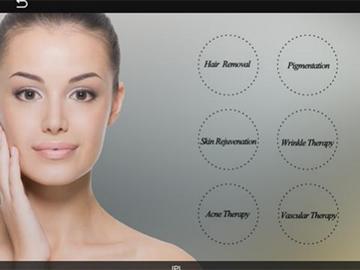 2 Heads IPL Laser Facial Machine for (wrinkle, scar, hair removal, even color, skin toning)