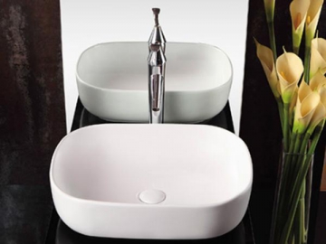 Ultra-Thin Edge Countertop Ceramic Basin