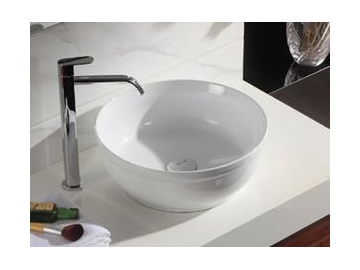 Ultra-Thin Edge Countertop Ceramic Basin