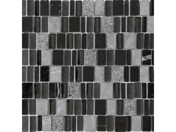 Glass Stone Metal Mixed Mosaic