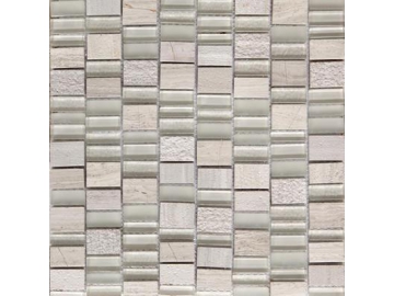 Glass Stone Metal Mixed Mosaic