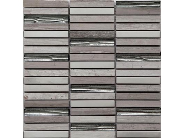 Glass Stone Metal Mixed Mosaic