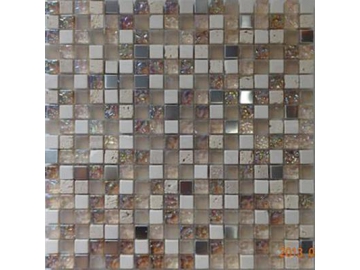 Glass Stone Metal Mixed Mosaic