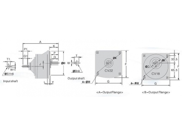 CVD Vertical  Gearmotor Speed Reducer