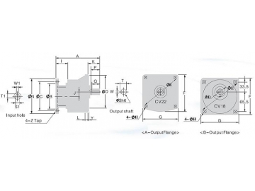 CVM Vertical Gearmotor Speed Reducer