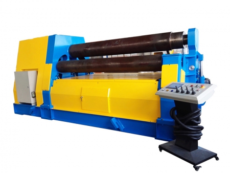 W12 4-roll Plate Rolling Machine, CNC Roll Bender