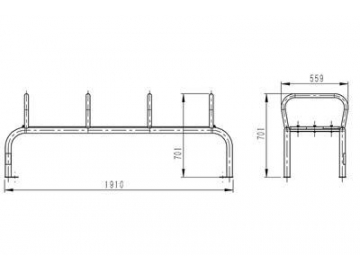 Outdoor Gym Pommel Horse